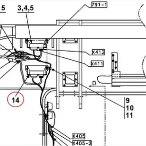923732.P015 Spreader Controller Kalmar Reach Stacker Parts