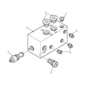 771609 Distribution Valve Elme Spreader Spare Parts